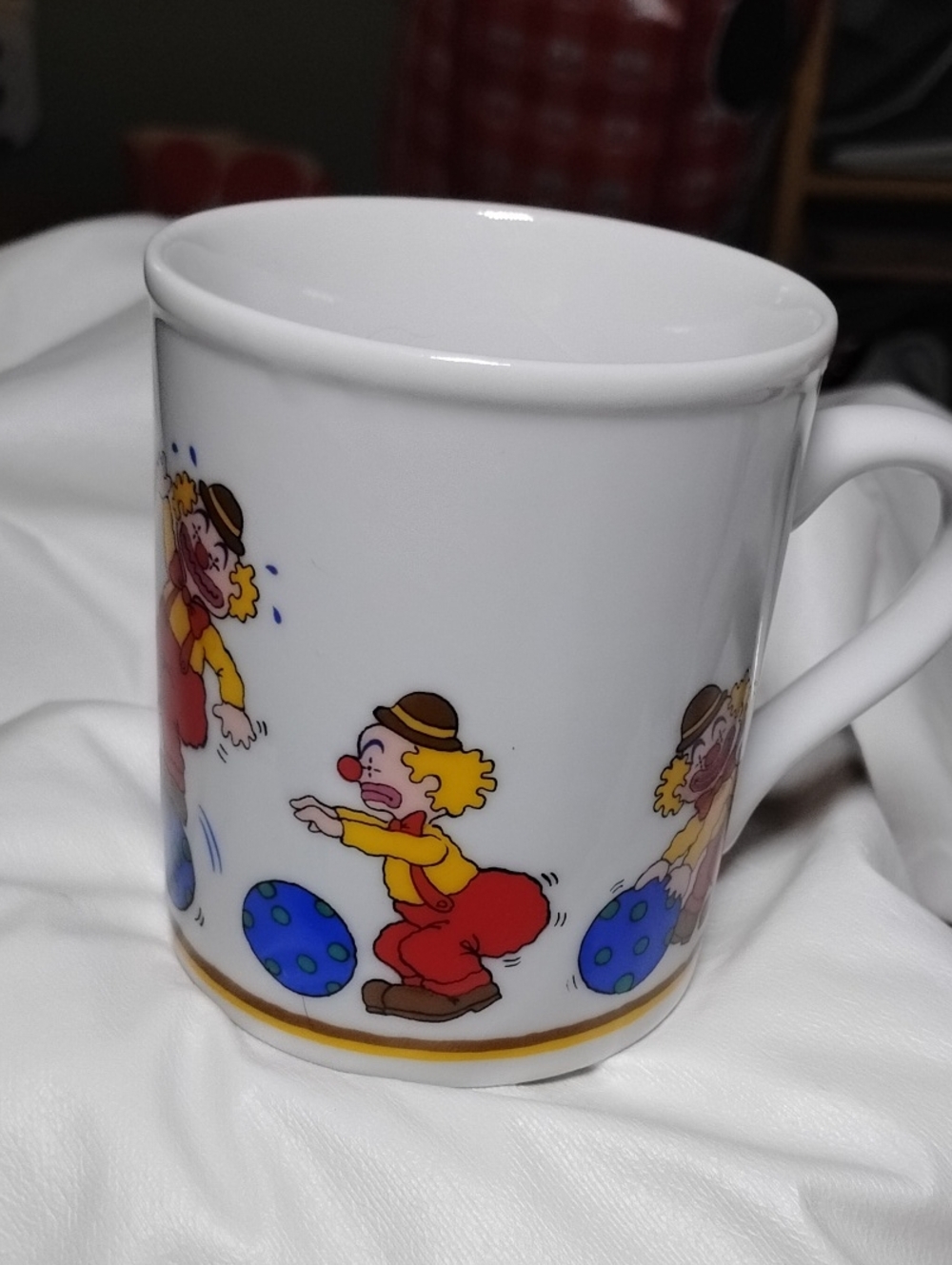 1980s Clown Mug Papell 8 Ounces